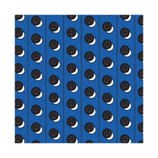 Oreo Pattern on Blue T-Shirt