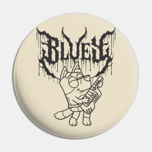 BLUEY METAL BLACK Pin