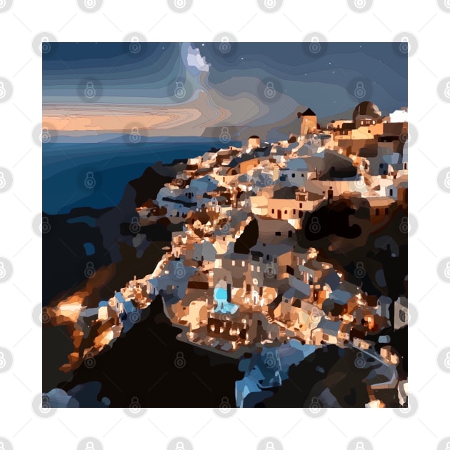 Amazing Santorini by Playful Creatives