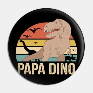 Dad Dino Gift For Papa in Fathers Day Pin