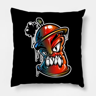 Spray Can Graffiti Pillow