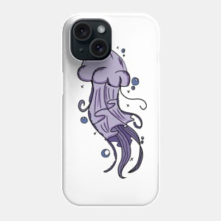 Solitary jellyfish Phone Case