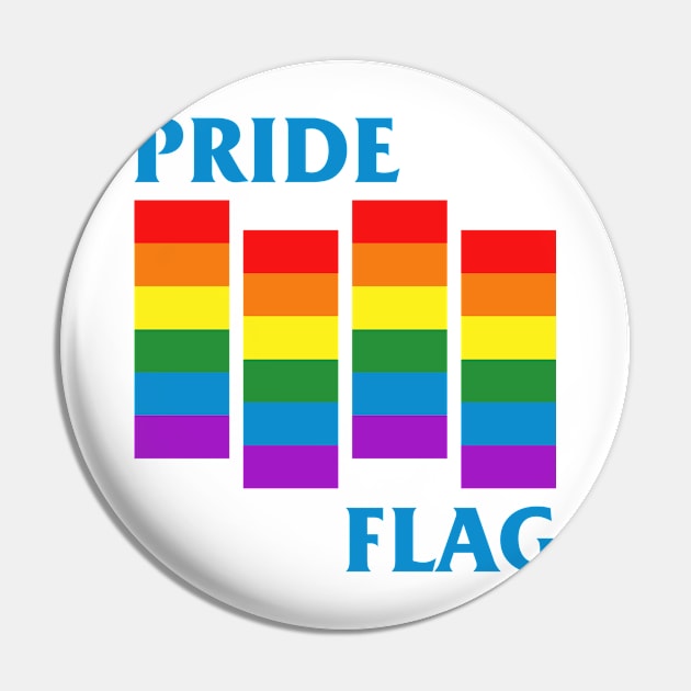 Pride Flag Pin by Camelo