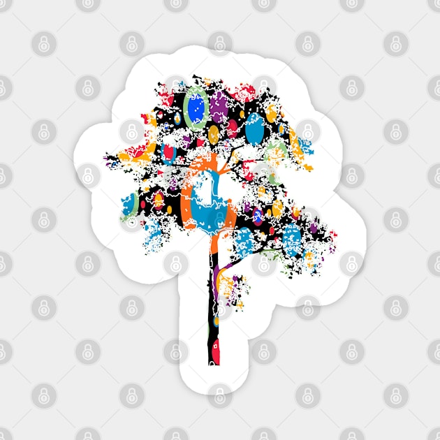 Cool tree design Magnet by Lin Watchorn 