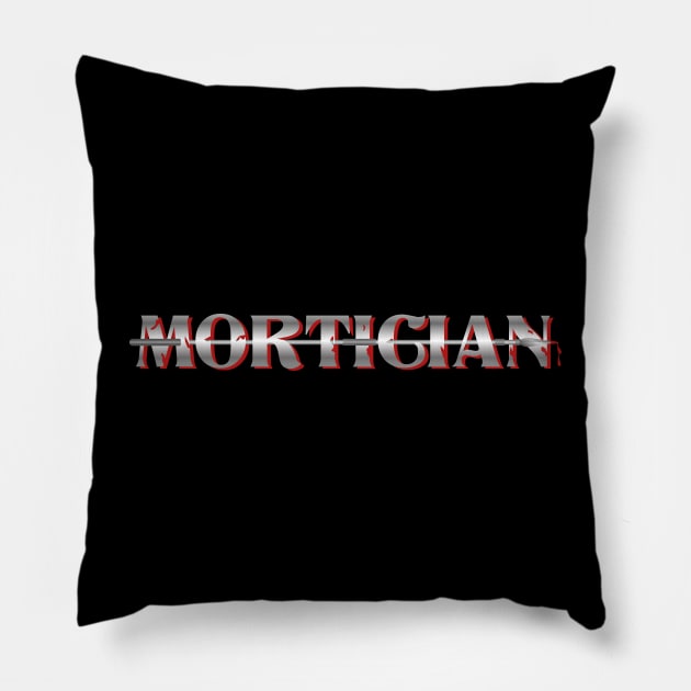 Funny Morticians Mortuary Students and Funeral Gift Pillow by Riffize