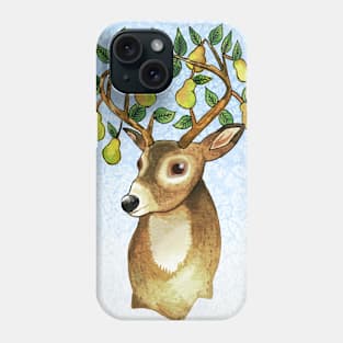 Deer Snowy Pear Antlers Phone Case