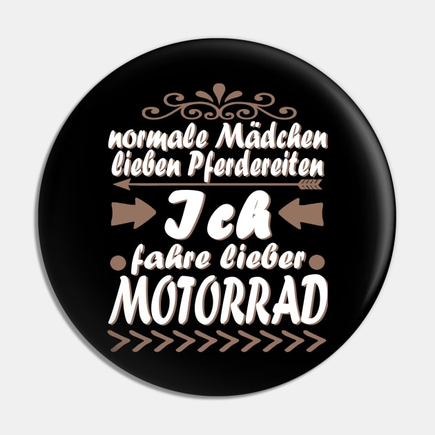 Biker Braut Motorrad Frauen Fahren Geschenkidee Pin by FindYourFavouriteDesign