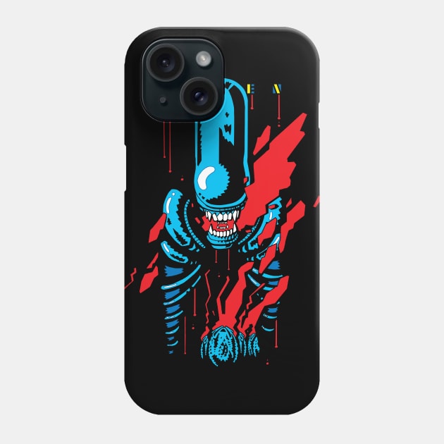 Alien Phone Case by benvanbrummelen