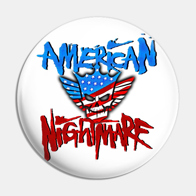 American Nightmare // Retro Comics Style Pin by Kolovos Comic