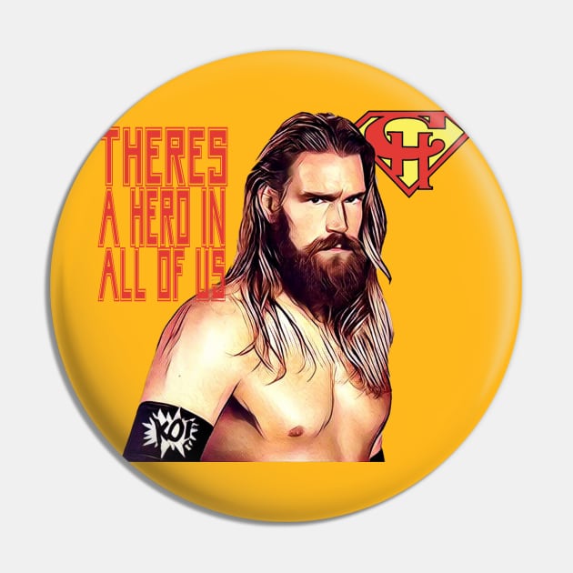 Chris Hero Pin by awesomeniemeier