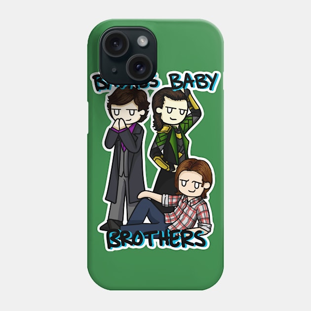 Badass Baby Brothers Phone Case by AshAroha