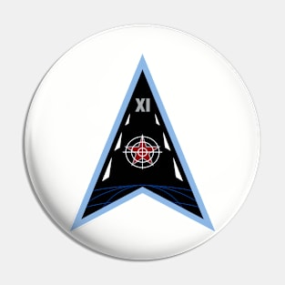 Space Force Delta 11 Logo Pin