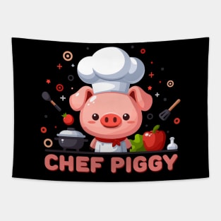 Chef Piggy: Pigging Out Tapestry