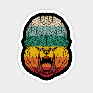 Retro Bear Magnet