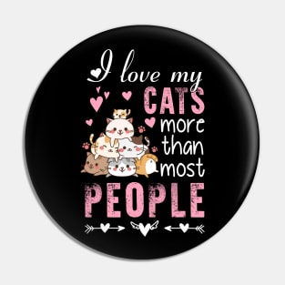 Just A Girl Who Loves Breed Overview Cat And Heart Pin