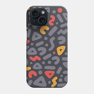 Happy #01 - Grey Phone Case