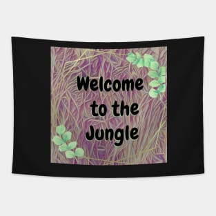 Welcome to the jungle nursery print Tapestry