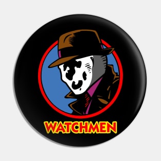 Rorschach meets Dick Tracy Pin