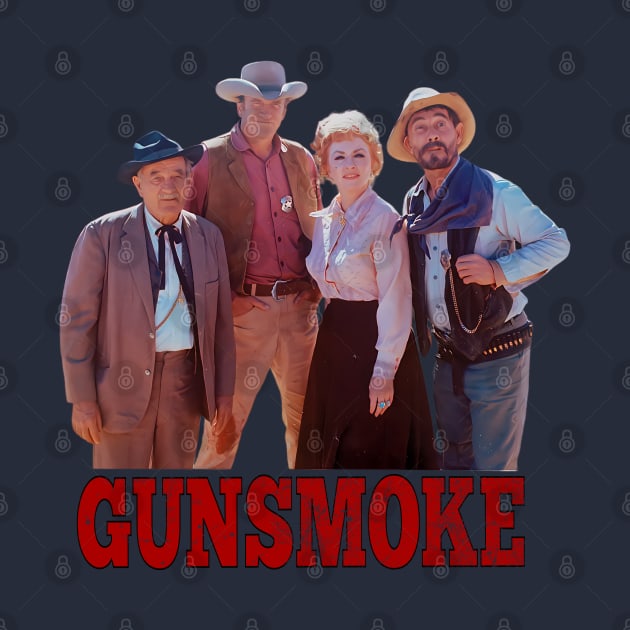 Gunsmoke - Group Shot - Classic Tv Western by wildzerouk