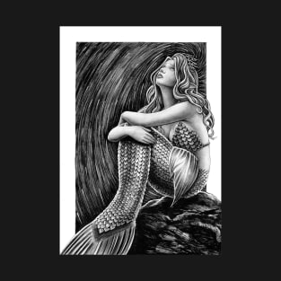 Longing Mermaid - Inktober 2020 T-Shirt