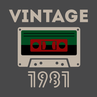 Vintage Cassette Tape - 1981 T-Shirt