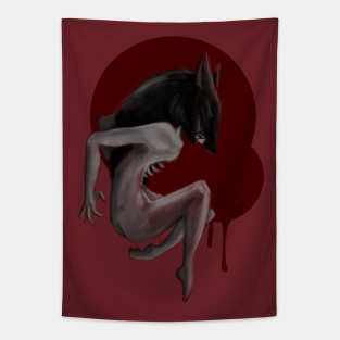 Wolf Woman Tapestry