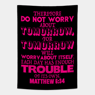 Matthew 6:34 Tapestry