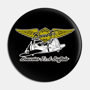 Brewster F2A Buffalo Pin