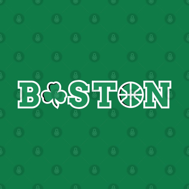 Boston basketball city by Adrian's Outline