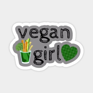 Vegan girl Magnet