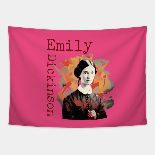 Emily Dickinson Tapestry by WickedAngel