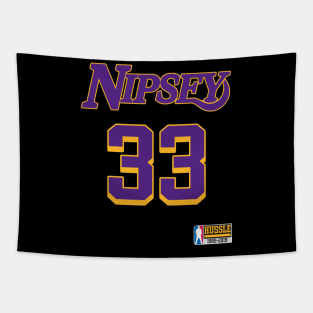 Nipsey Hussle Tribute Jersey Tapestry