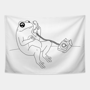 Phone Frog Tapestry