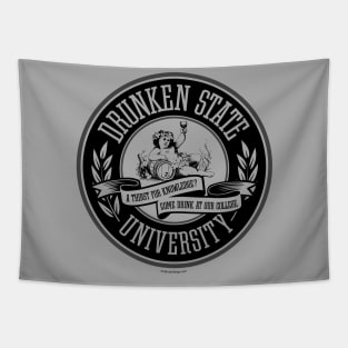 Drunken State University - funny college bar drinking Tapestry