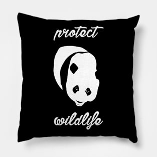 protect wildlife - panda Pillow