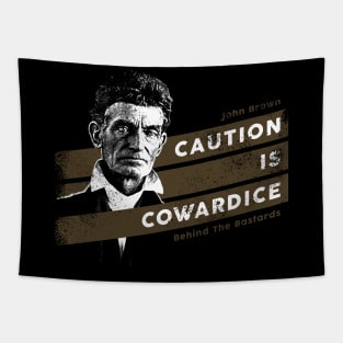 John Brown - Caution is Cowardice Tapestry