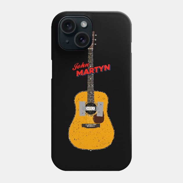 John Martyn Martin D-28 Phone Case by Daniel Cash Guitar