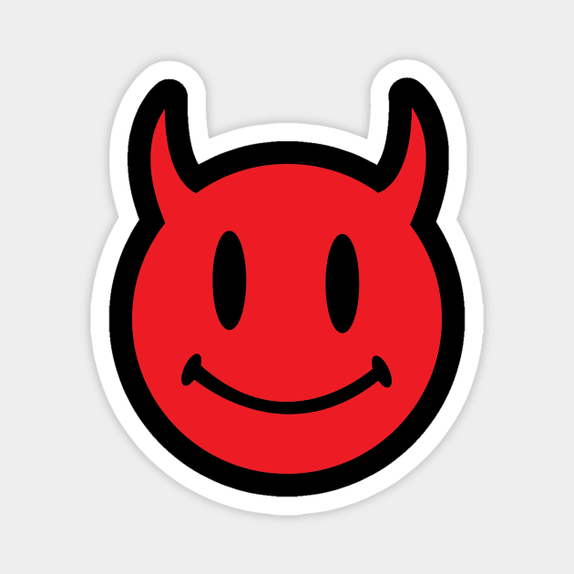 Happy Devil 2 Magnet by Hurmly