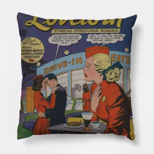 Vintage Confessions of the Lovelorn Cover Pillow