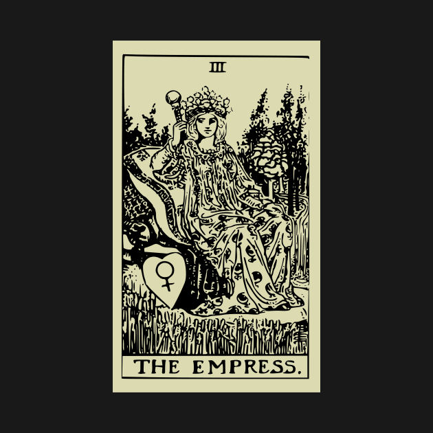 Tarot Card - The Empress - Psychic Divination - Major Arcana by winwinshirt