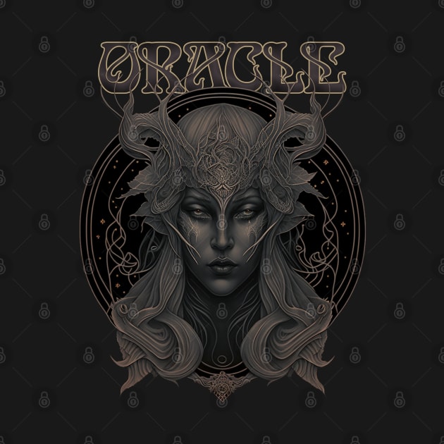 Oracle - Ancient Witch Priestess of Prophecy Art Nouveau by AltrusianGrace