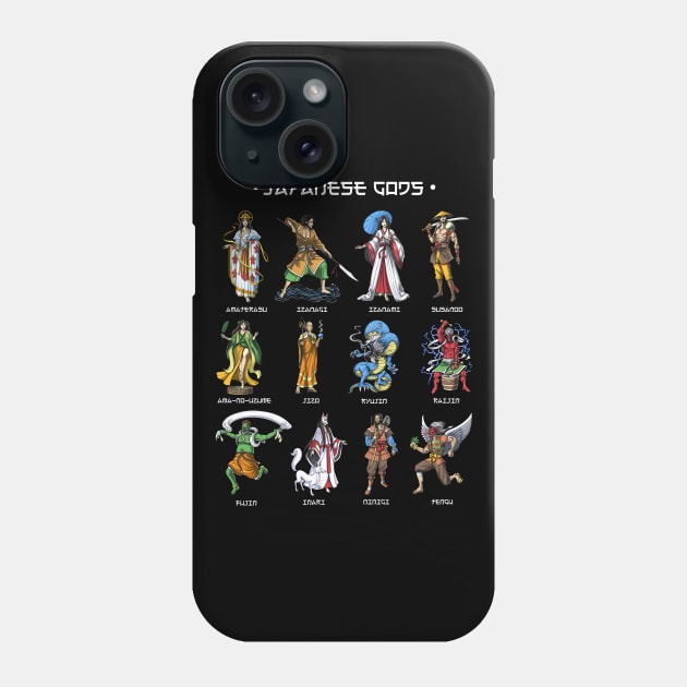 Japanese Mythology Gods Phone Case by underheaven