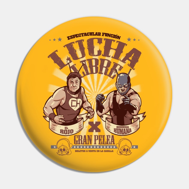 Lucha Libre Pin by Roni Nucleart