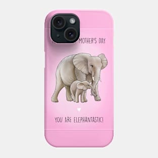 First elephant mother's day Phone Case