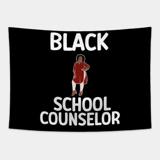 Black School Counselor Tapestry