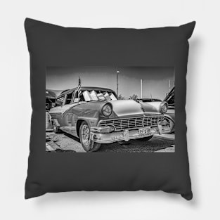 1956 Ford Parklane Wagon Pillow