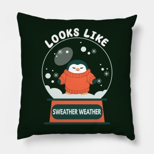 Looks Like Sweater Weather Pillow