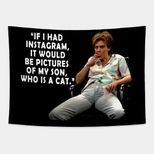 Funny Who is a cat.. Kate Mckinnon Tapestry