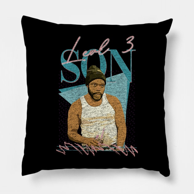 Z Level 3 Son - Retro Design Pillow by Sunny Legends