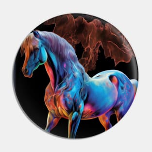 Farm Horse Art Pin